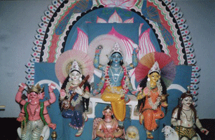 Брахма, Сарасвати, Вишну, Локкхи, Шива