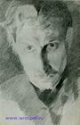 Михаил Врубель. Автопортрет. 1885.