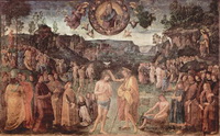 Крещение Христа (П. Перуджино, фреска)