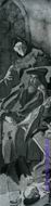 Врубель М.А. Фауст и Мефистофель. Эскиз декоративного панно для готич. кабинета в доме А.В.Морозова. 1896. Б, акв.